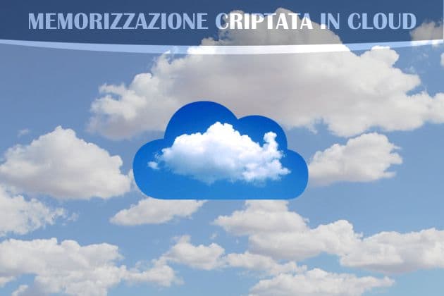 memorizzazione criptata in cloud